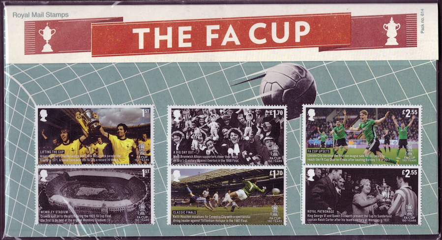 (image for) 2022 The FA Cup Royal Mail Presentation Pack 614